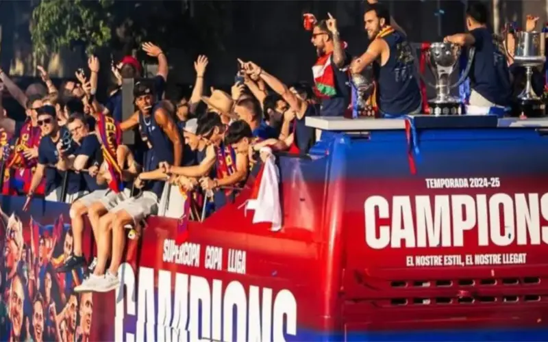 قبل الحسم.. برشلونة يجهز خطة احتفالية لقب الدوري الإسباني